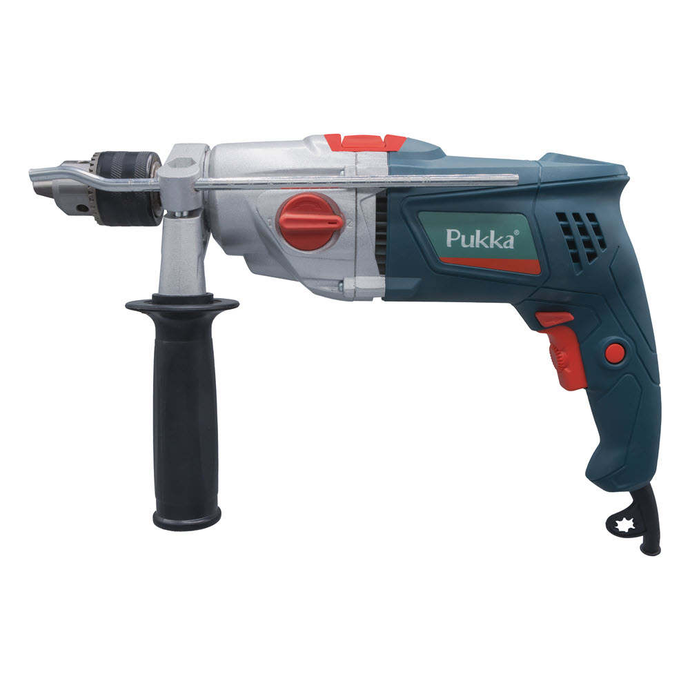 2-speed impact drill with dimmer gearbox D13221 - Image 3
